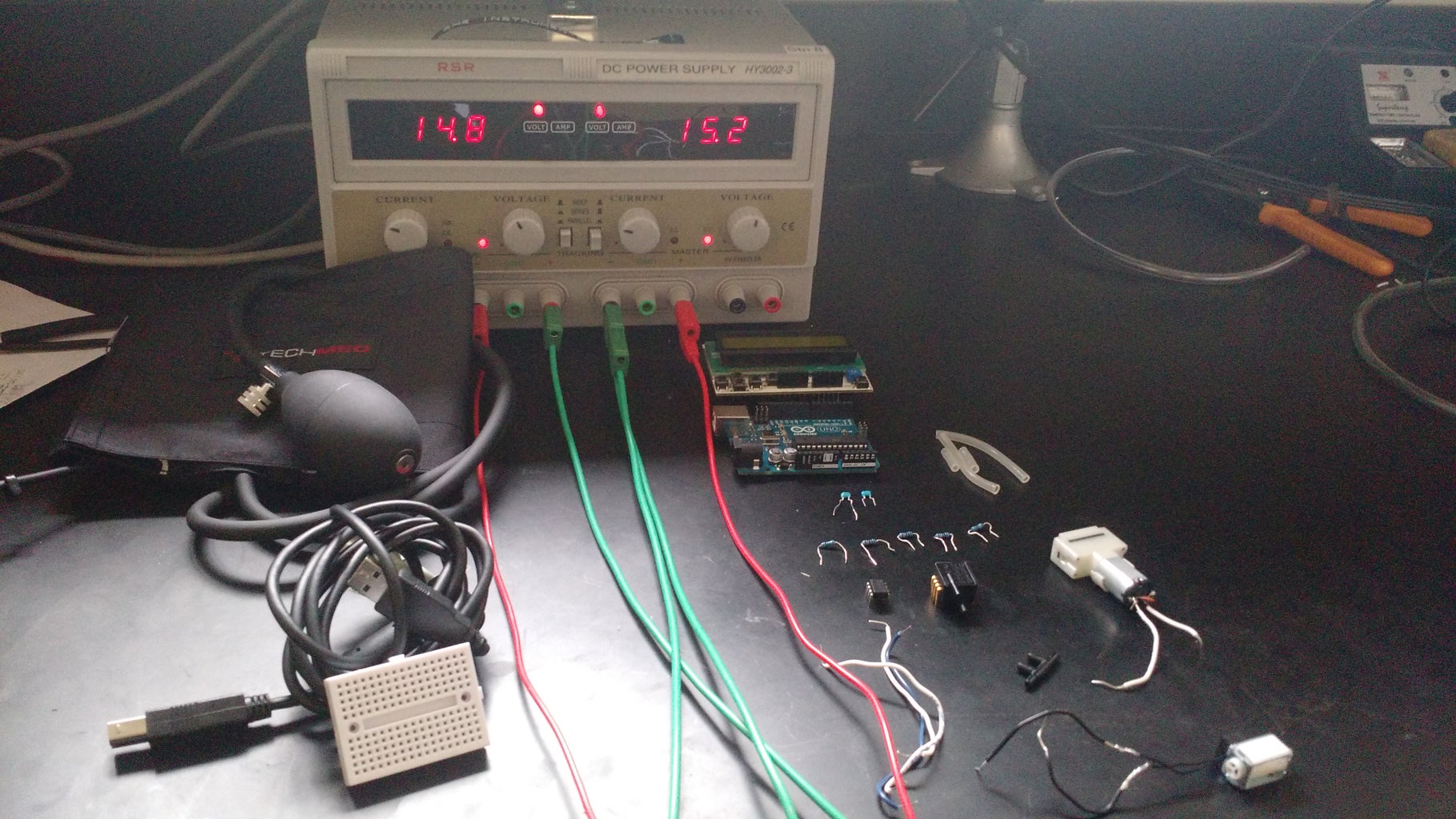 Blood Pressure Monitor : 7 Steps Circuit Diagram