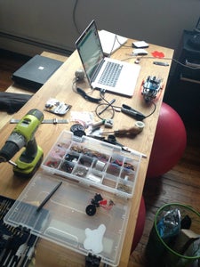 More Building of the Shield Bot...