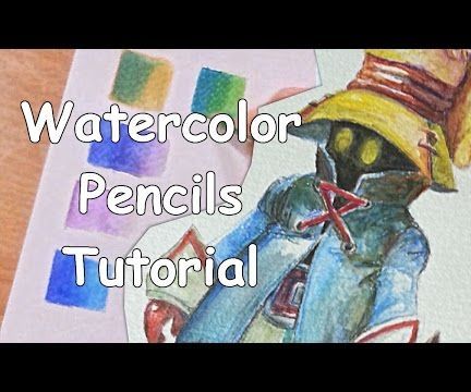 How to Color With Watercolor Pencils (Drawing Tutorial)