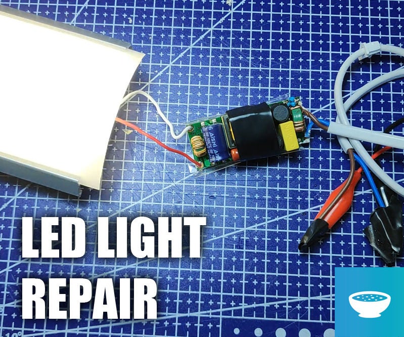 Repair a Broken LED Light Fixture 5 Steps Instructables