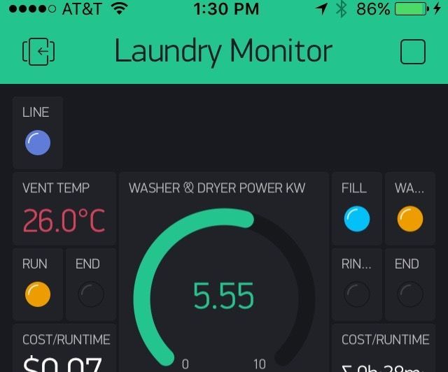 Laundry Room Monitor