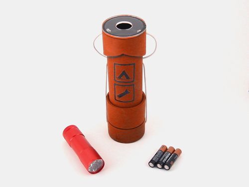 Make a Flashlight Lantern / Survival Kit Case