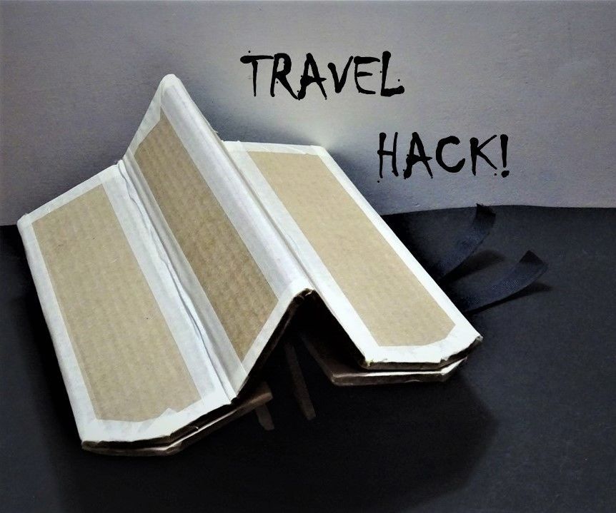 Cardboard Plane Armrest Hack