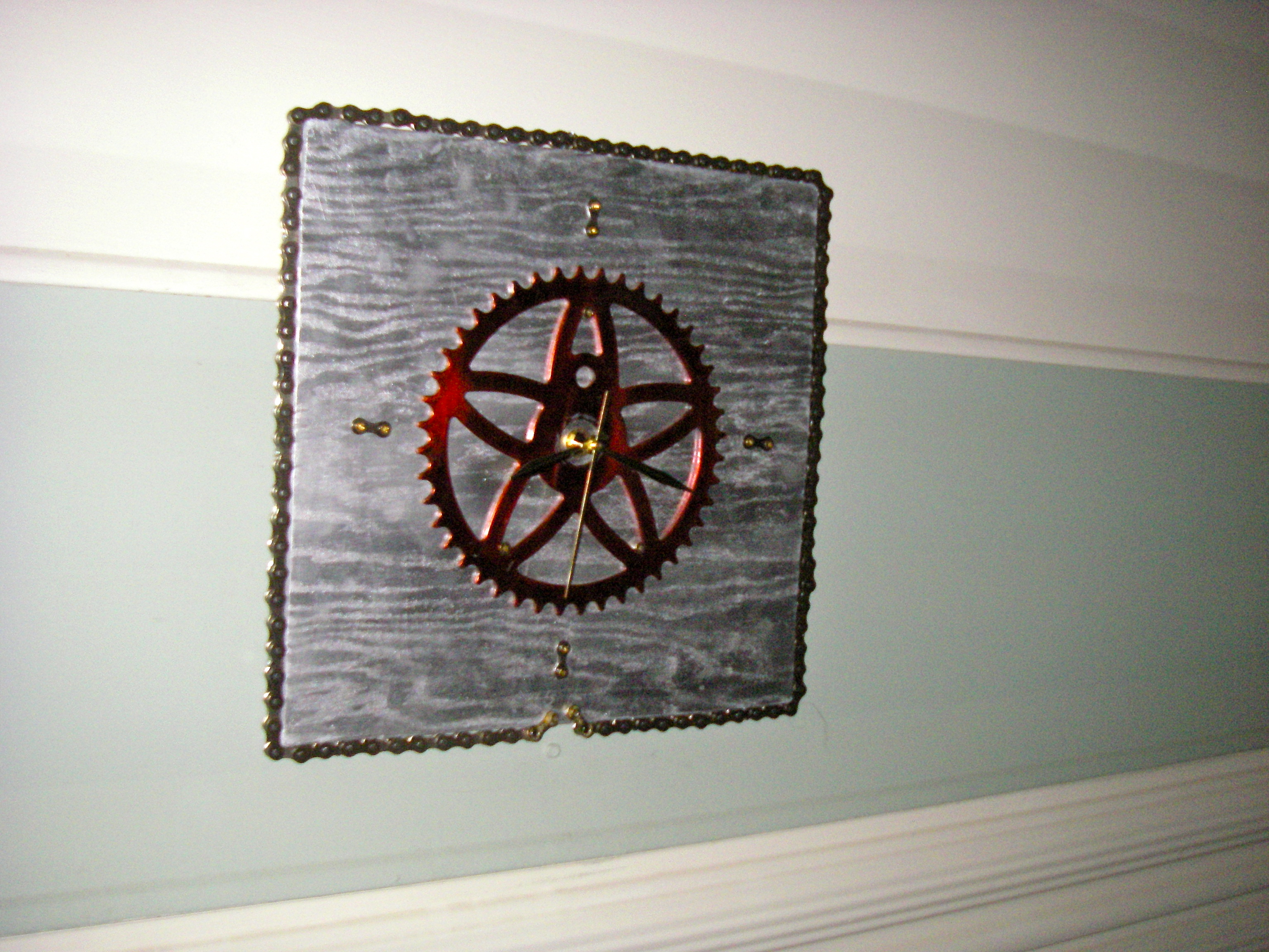 Homemade Bicycle Theme Clock