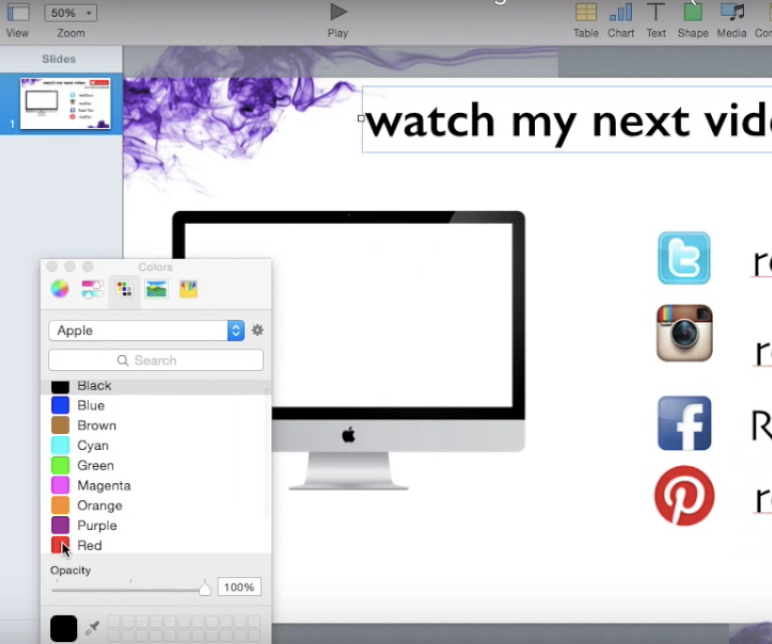 A Guide to Use Keynote to Make Presentations Endslates and How to Get IWork Updatable for Free