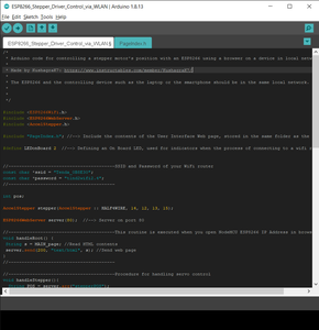 Program the ESP Microcontroller