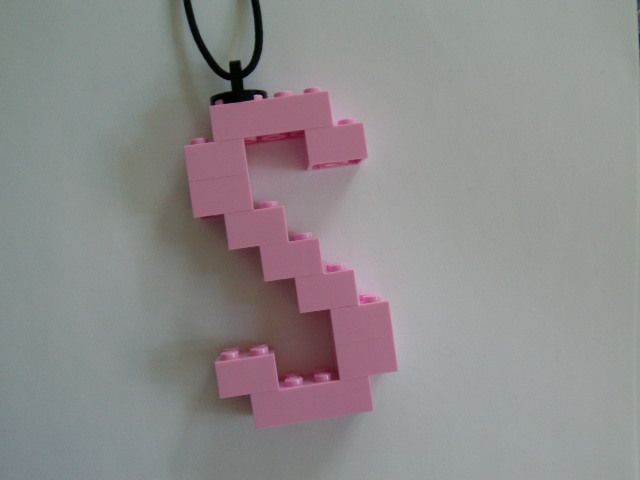 Lego Initial Pendant