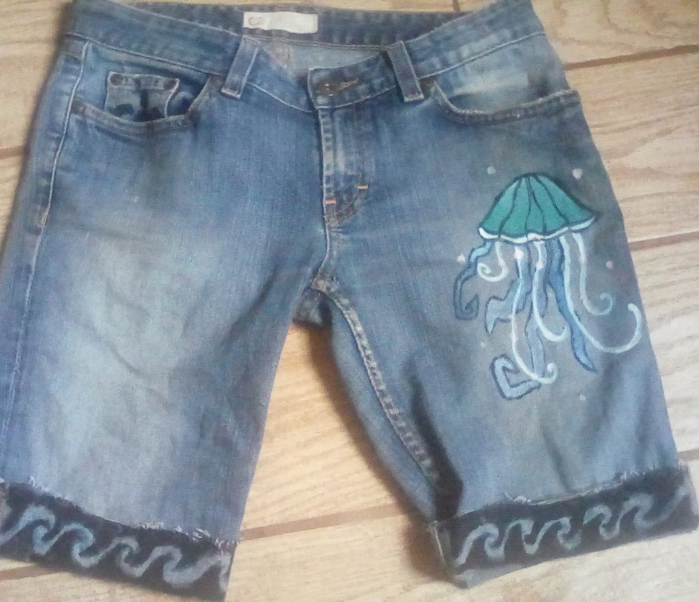 Up Cycle Jean Shorts