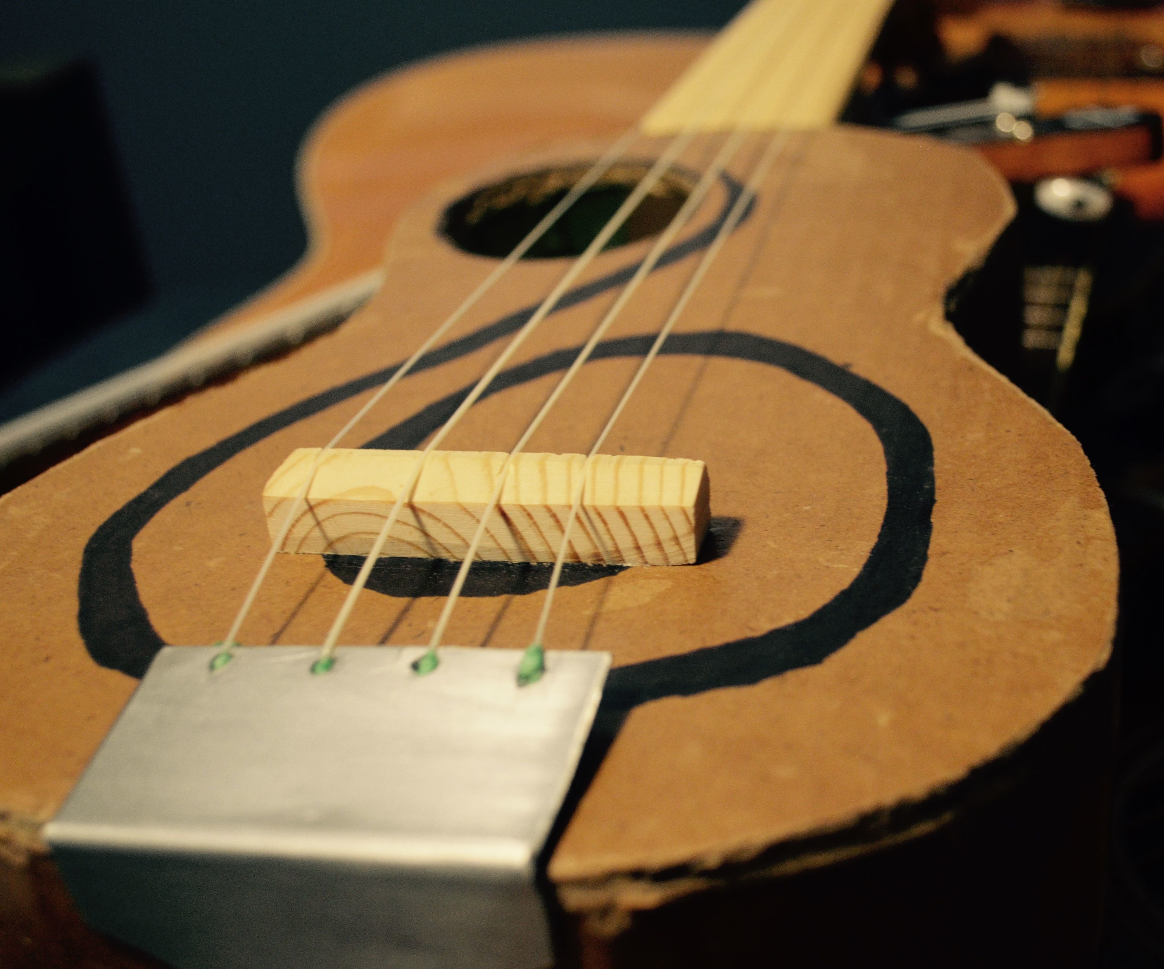 A Cardboard Bodied Ukulele 