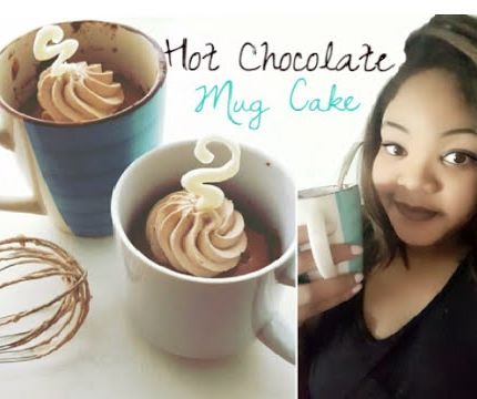 Hot Chocolate Mug Cake 