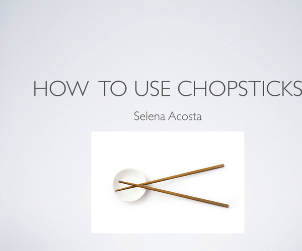 How to Use Chopsticks