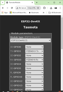 Configuration Changes in Tasmota