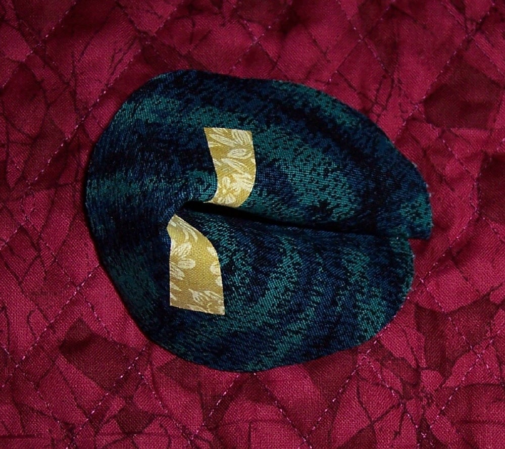 Fabric Fortune Cookies 5 Steps Instructables