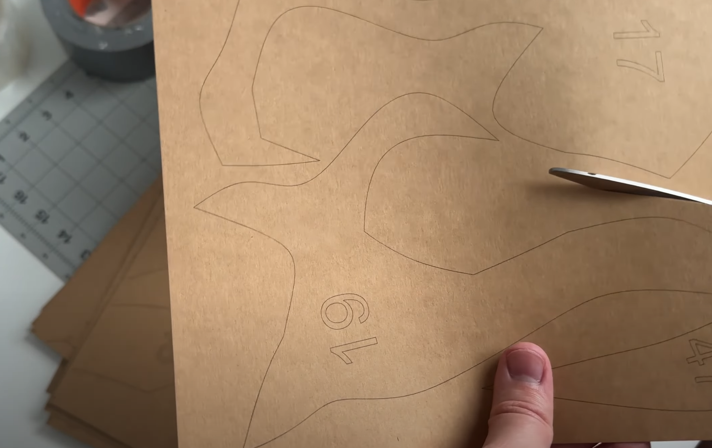 Cut Out the Pieces.