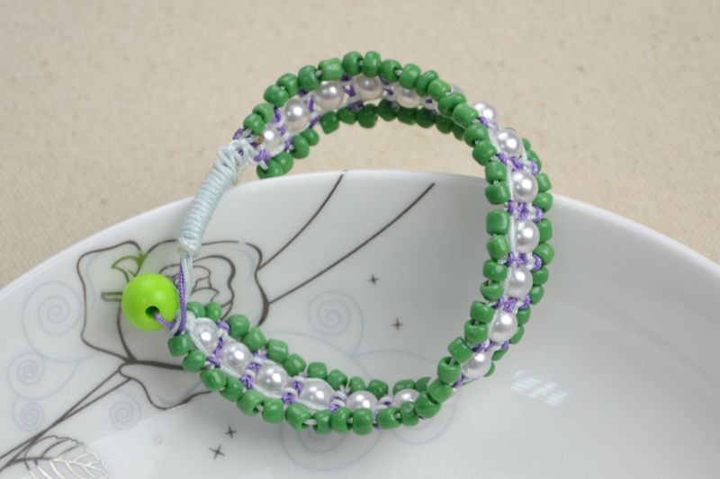 DIY Shamballa Bracelet-pearl and Seed Beads Bracelet for Mom