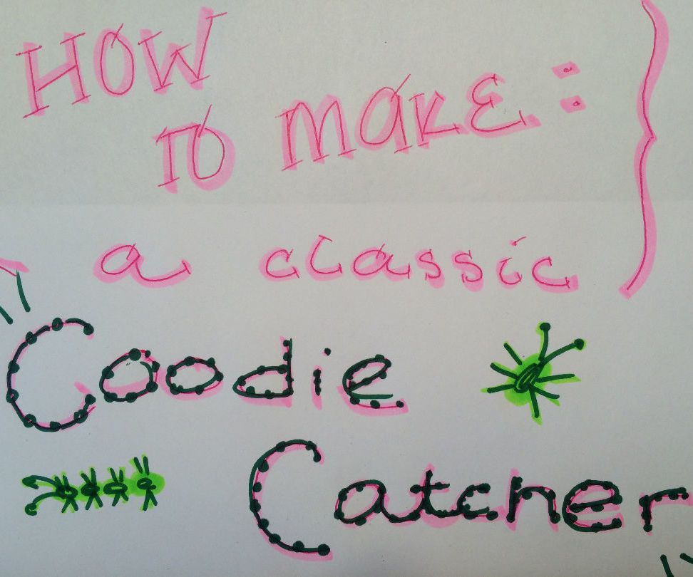 How to Make a Fortune Coodie Catcher