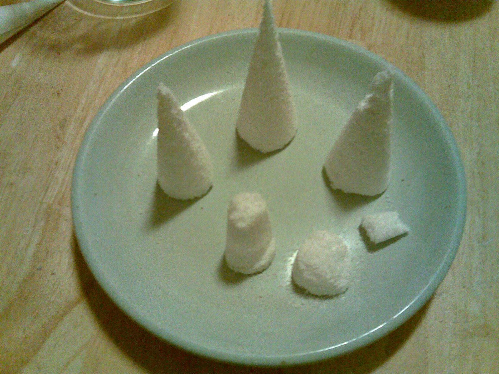 Table Salt Cones