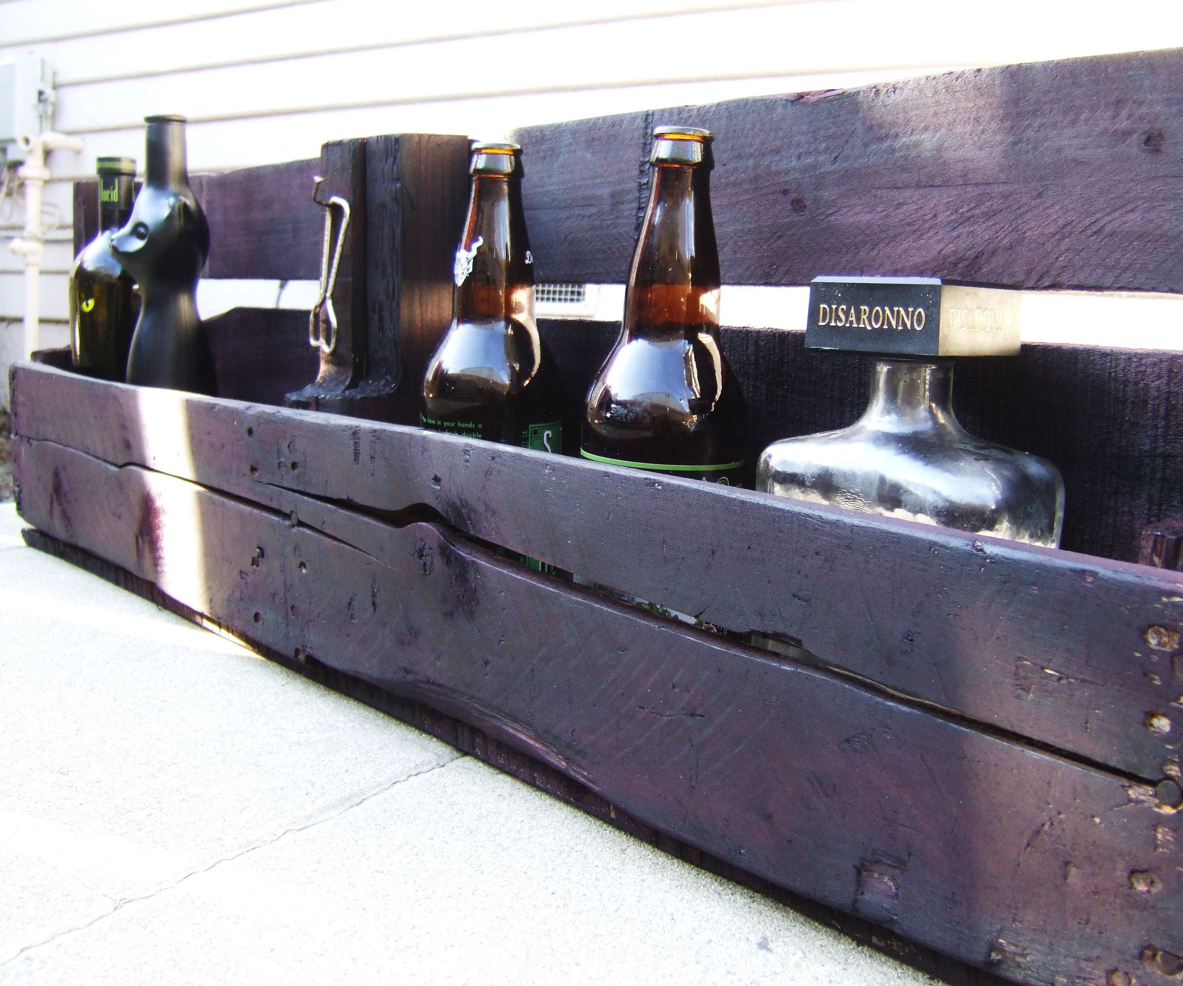 Up-cycled Pallet Bar