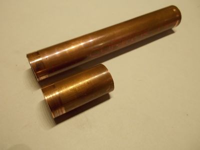 Cut the Copper Pipe Into Pieces and Sandpaper Them