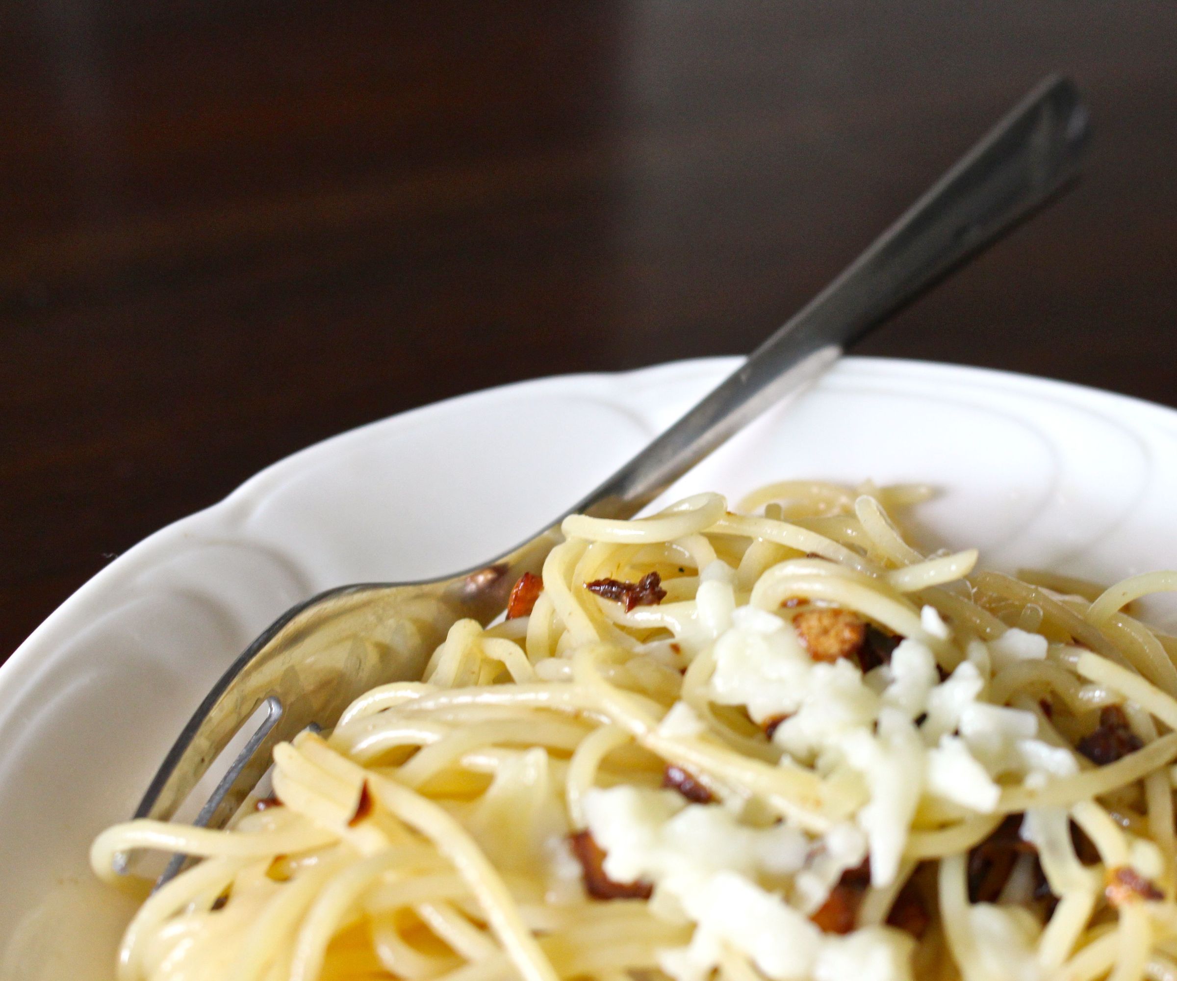 Spaghetti Aglio E Olio for One