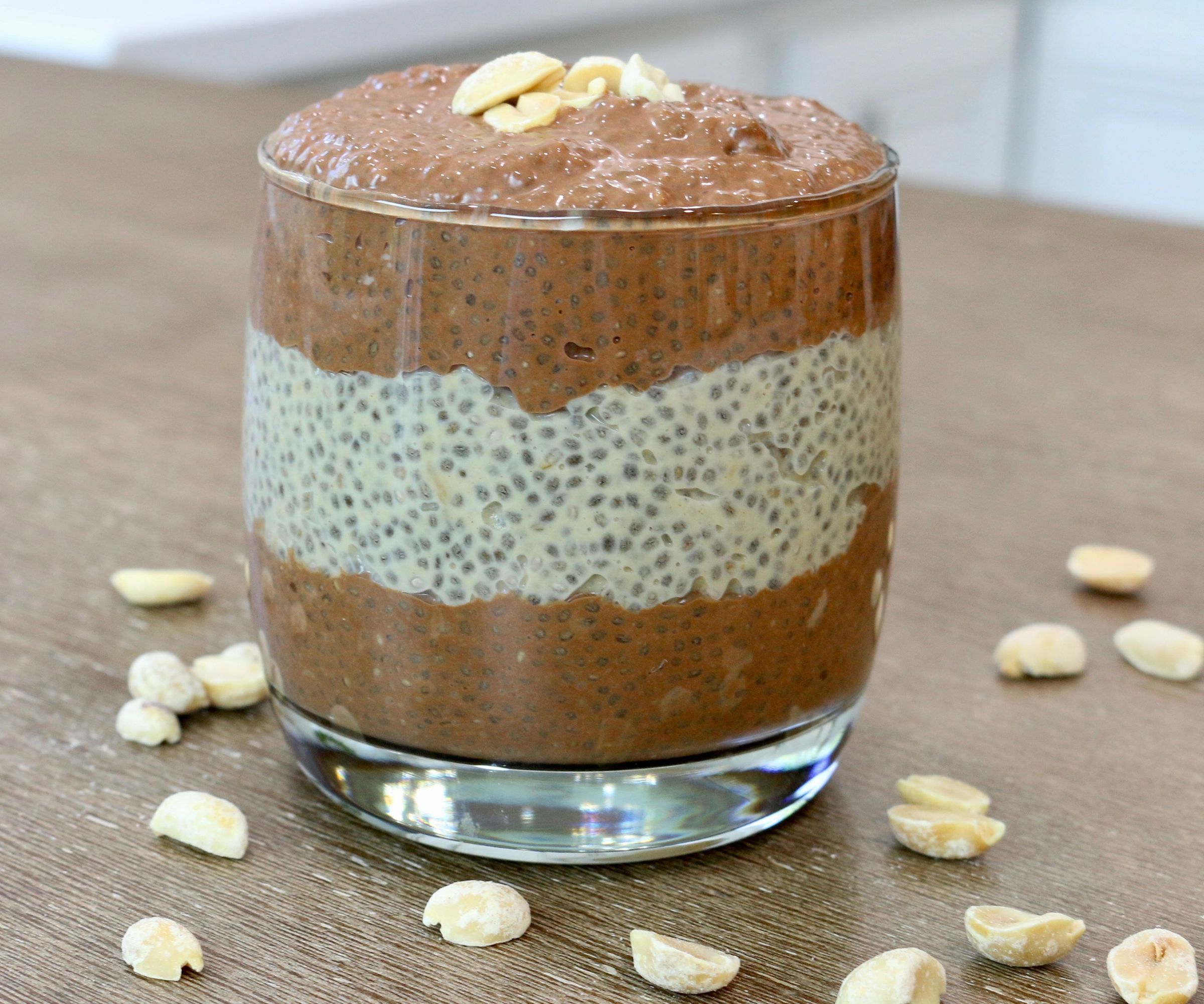 Reese's Candy Pudding With Chia Seeds