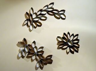 How to Make Wall Art Out of Toilet Paper Rolls