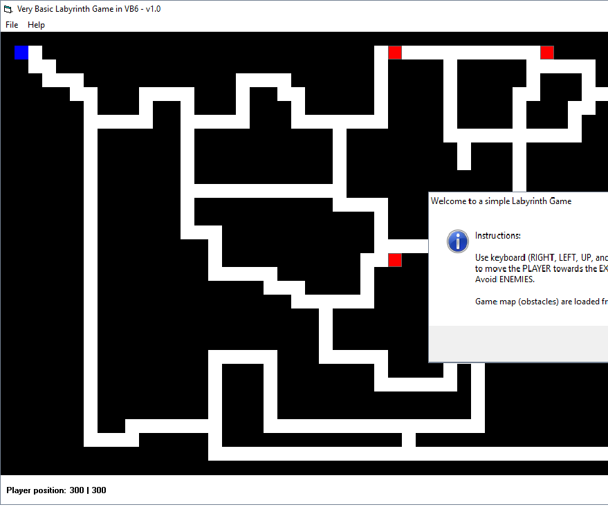 Simple Labyrinth Game in VB6