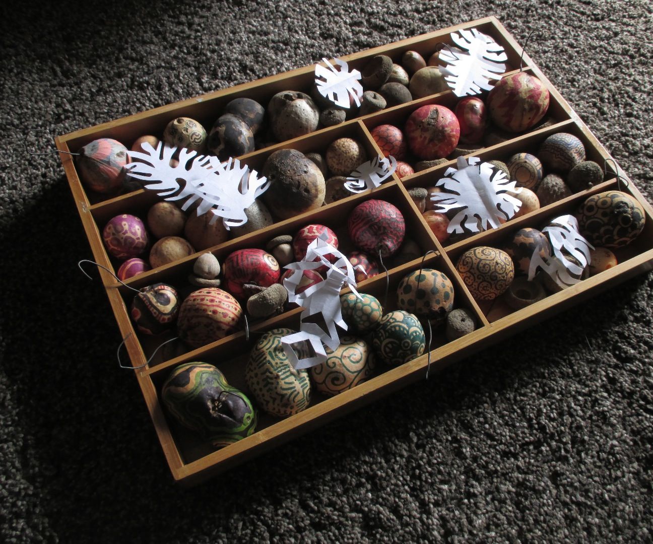 Oak Chrysalis Ornaments