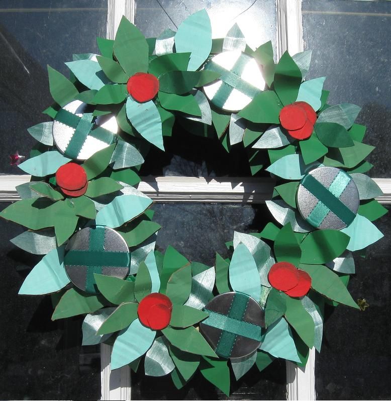 I'll Be Broke for X-Mas Cardboard Wreath