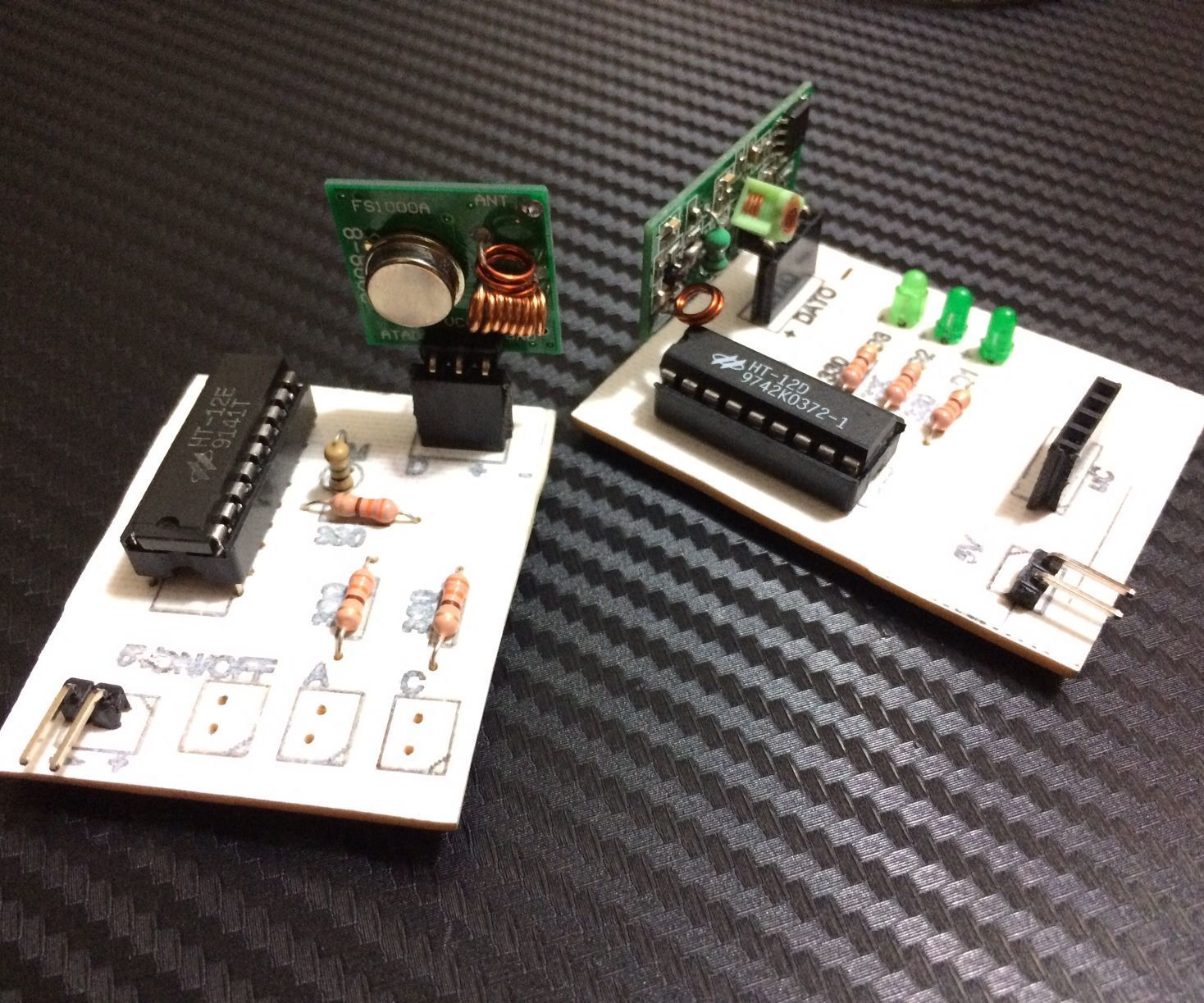 Make a RF Transmitter and Receiver With HT12E & HT12D