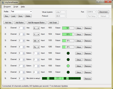 Configurando Comandos Do Controle No VJoySerialFeeder
