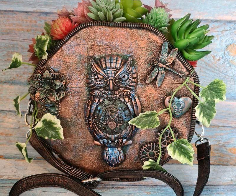 Chocolate Tin Recycled Into Planter With Hidden Storage