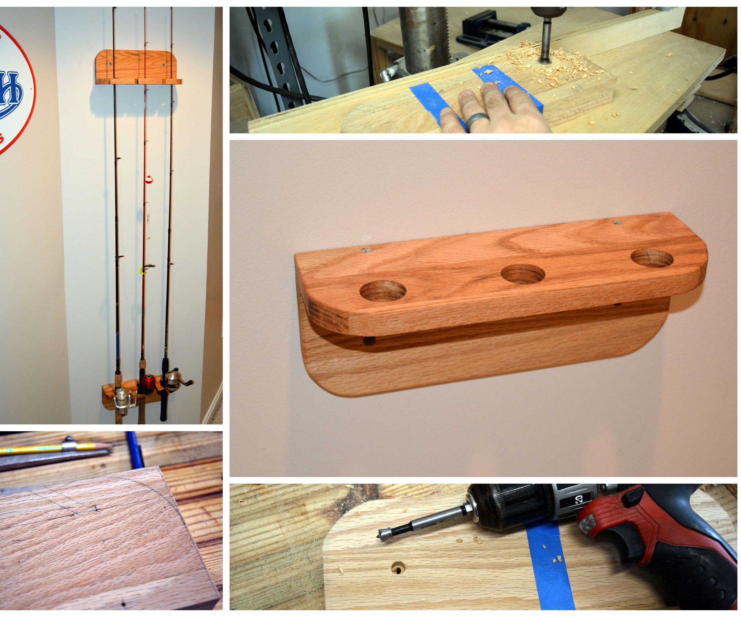 The Fishing Rod Storage Rack