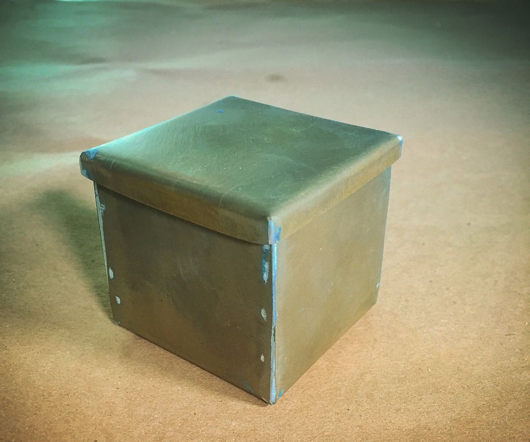 New Antique Brass Box