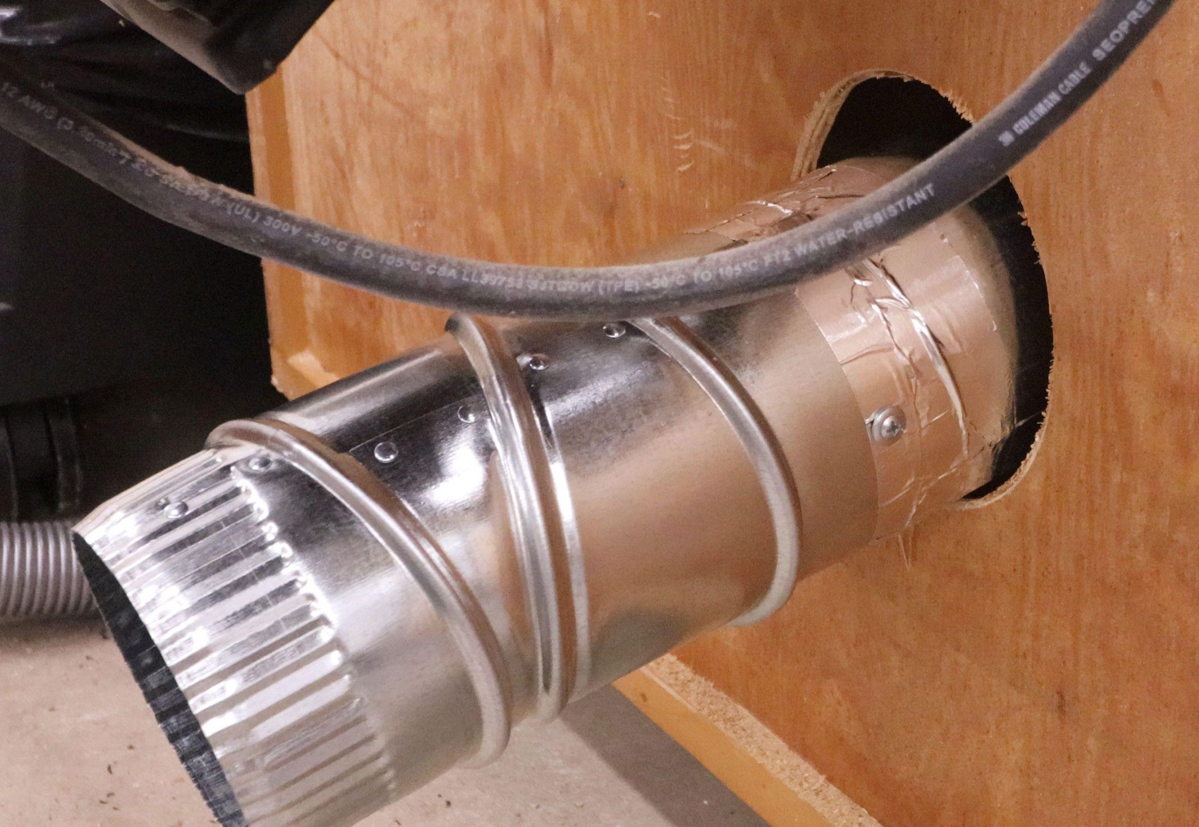 Adding Dust Collection to a Contractor's Table Saw 10 Steps