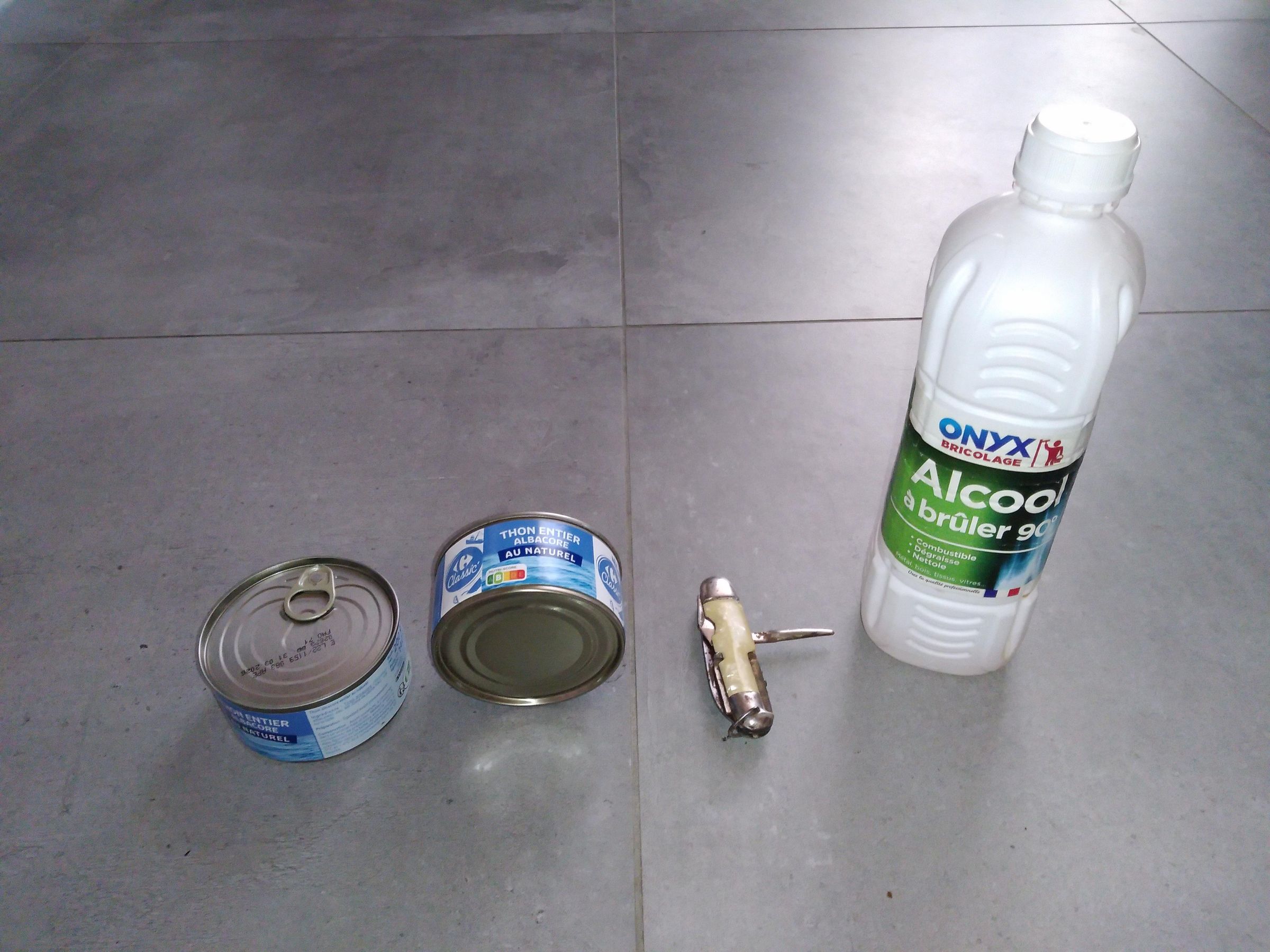Tuna Can Alcohol Stove 6 Steps Instructables