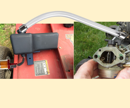 How to fix/replace a mower carburetor with household parts under $10