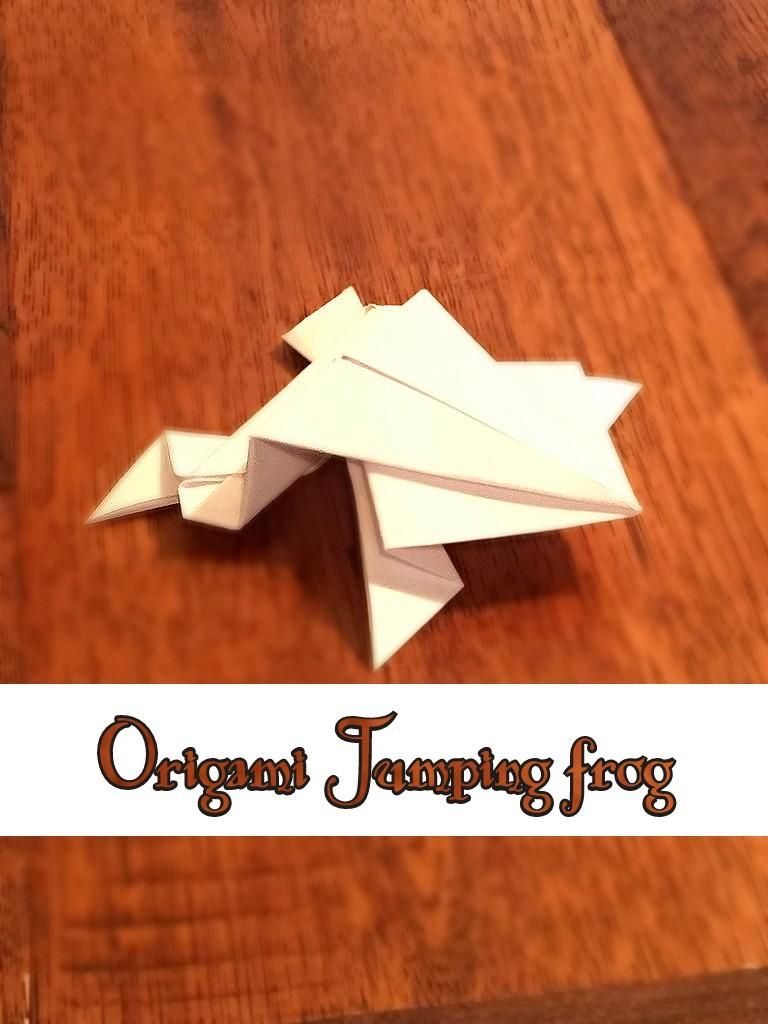 How To Make A Jumping Frog From Paper