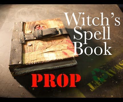 Make a Prop Witch's Spell Book From Scraps