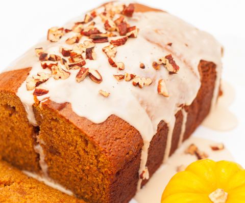 The Best, Most Moist Pumpkin Bread With Maple Glaze