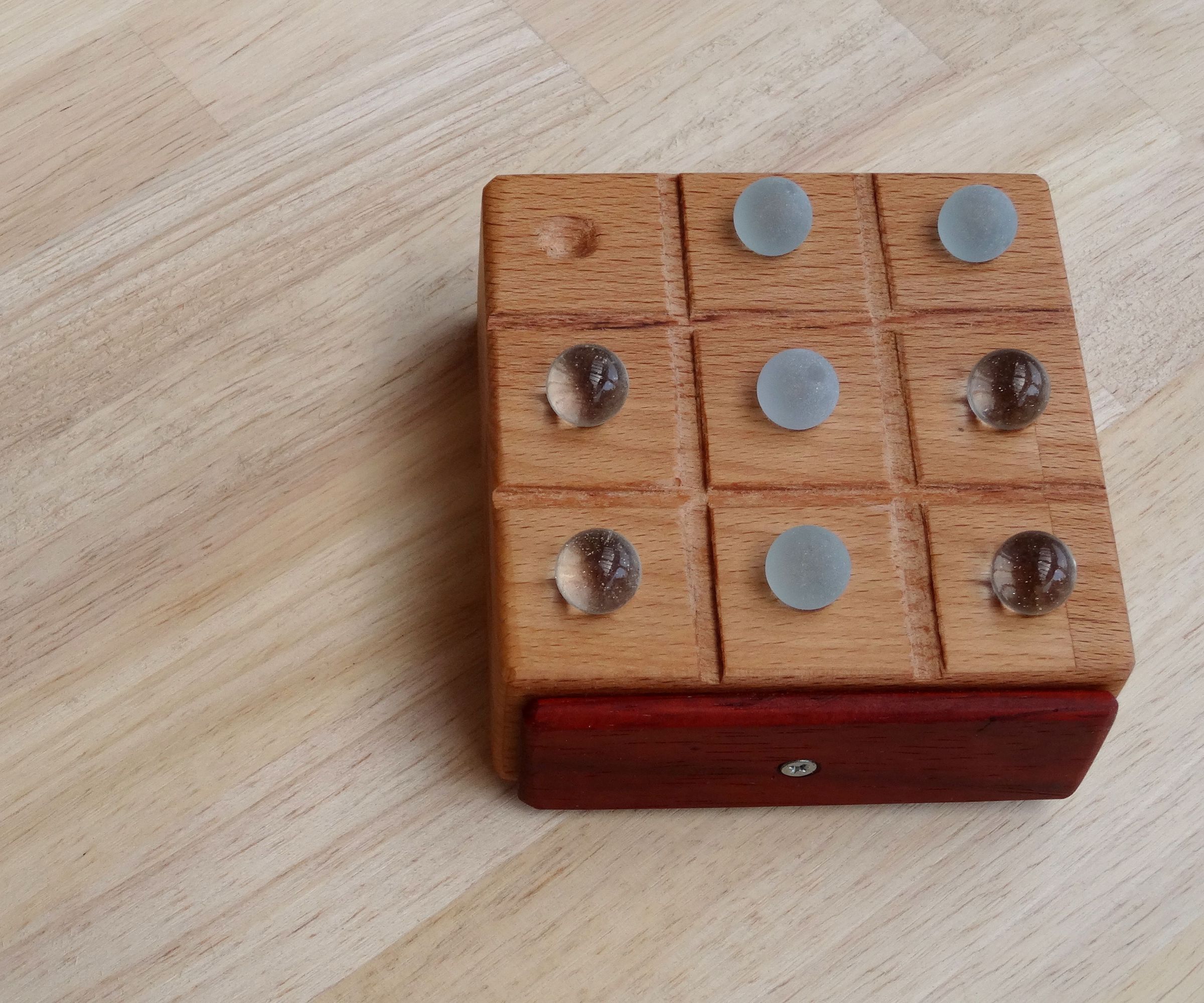 Wooden Tic Tac Toe Game