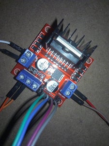 Connects  Motors to the L298n Dual H-Bridge Motor Driver 