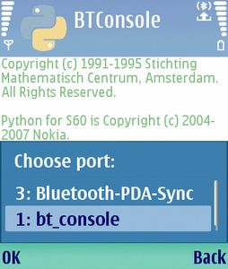 Open Python on the Phone
