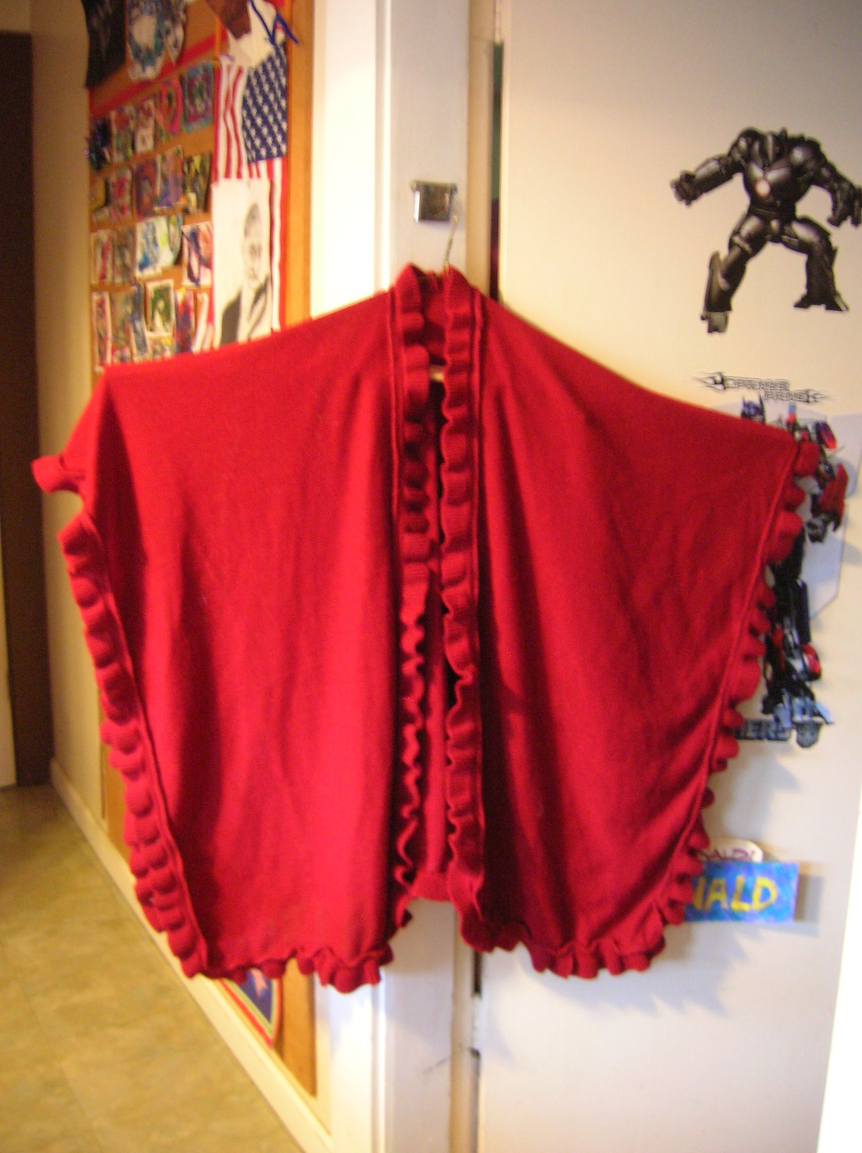 how to wear a sweater shawl