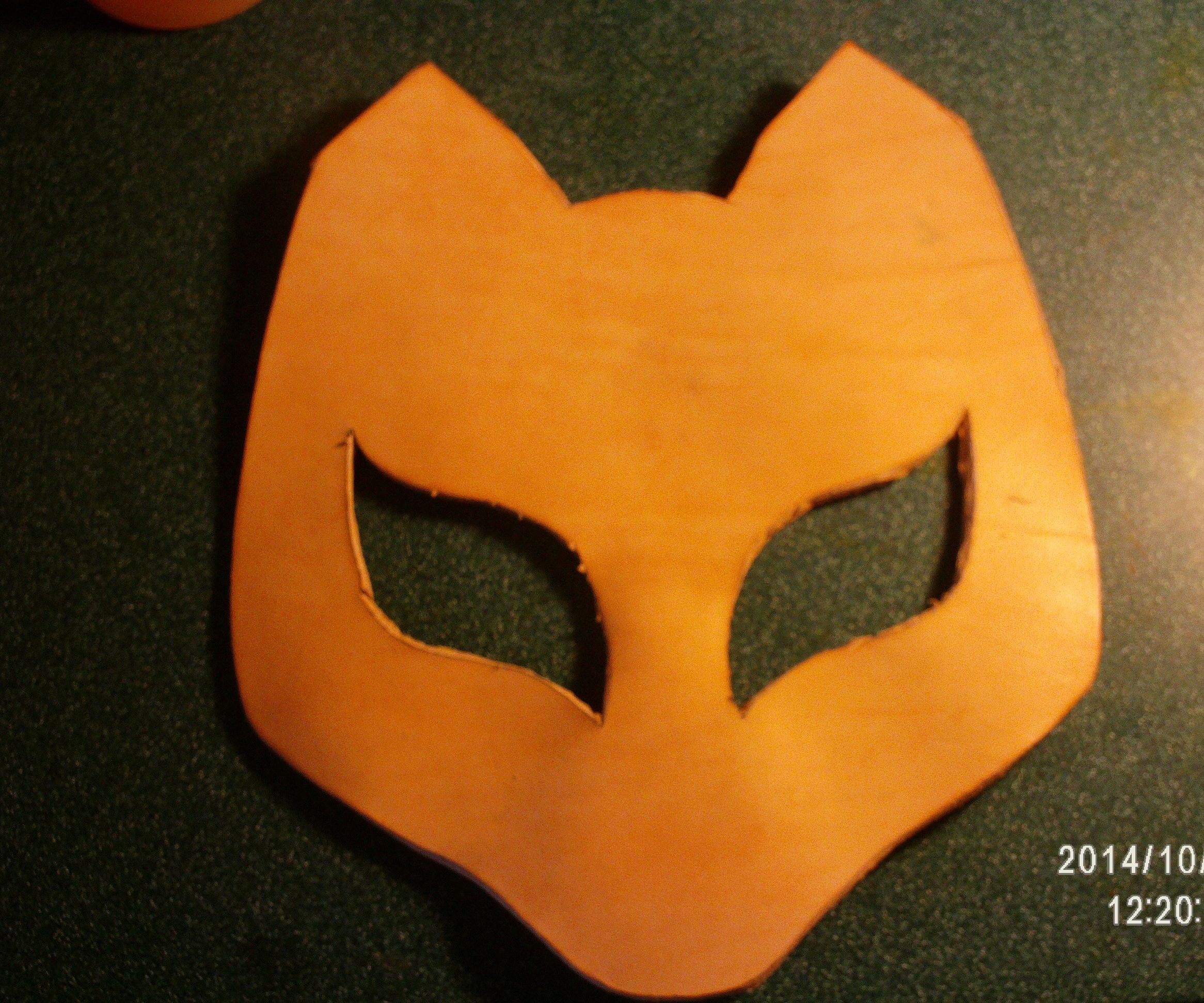 Simple Leather Molded Mask Without Tooling