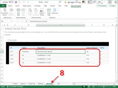 Connect Micro:bit to Excel