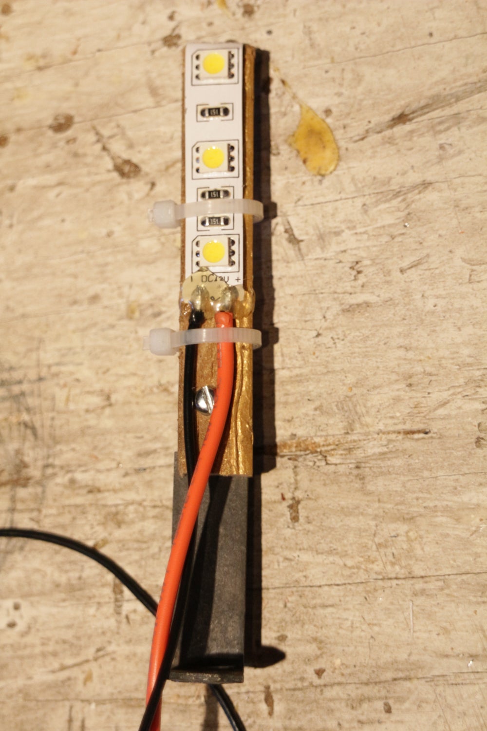 The Candelabra: Attaching the Wires