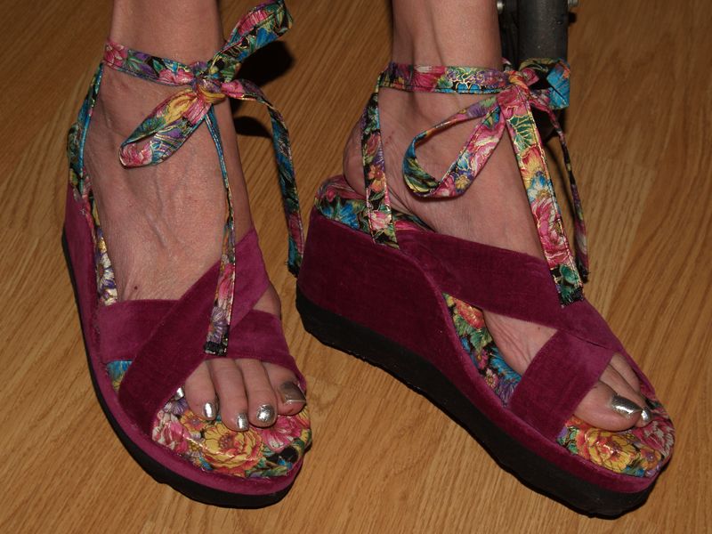 Flip Flop Wedge Healed Shoes