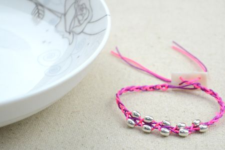 Pink and Purple Handcrafted Beaded Jewelry - Free Crochet Bracelet Pattern With Beads