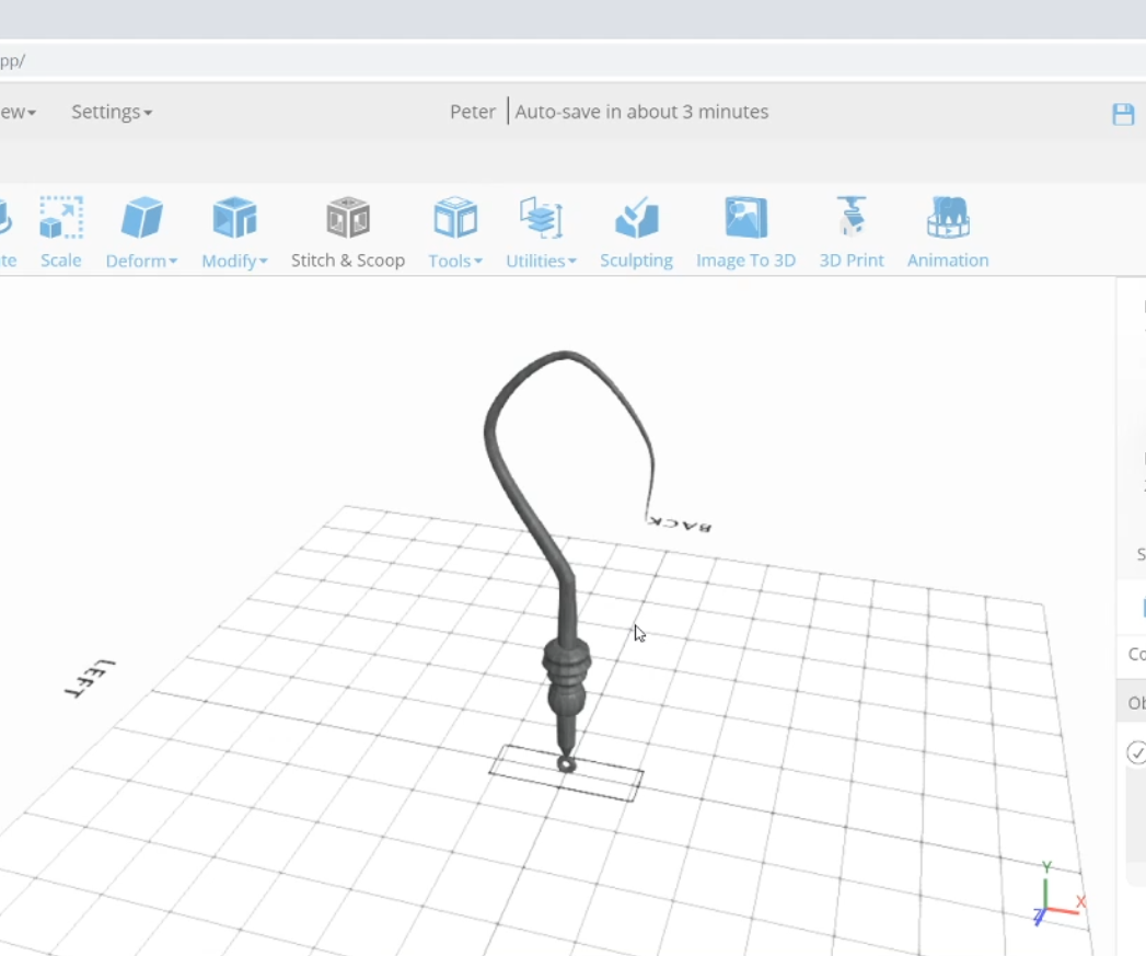 Fishing Hook | SelfCAD